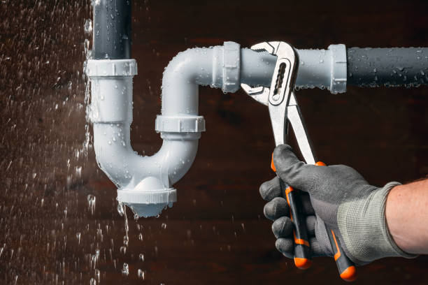 Professional Sewer Line Repair technician working in Waretown, NJ